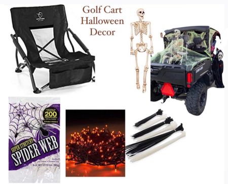 Halloween. Halloween golf cart decor. Skeleton. 

#LTKHalloween #LTKmidsize #LTKfindsunder50