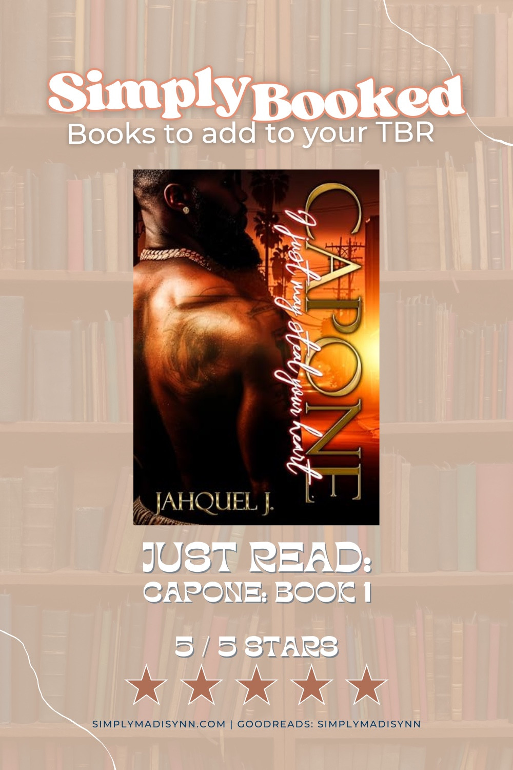 Read the juicy books!!! #capone #simplymadisynn #simplybooked #bookreviewer #bookrecommendations

#LTKFindsUnder50 #LTKSaleAlert #LTKHome