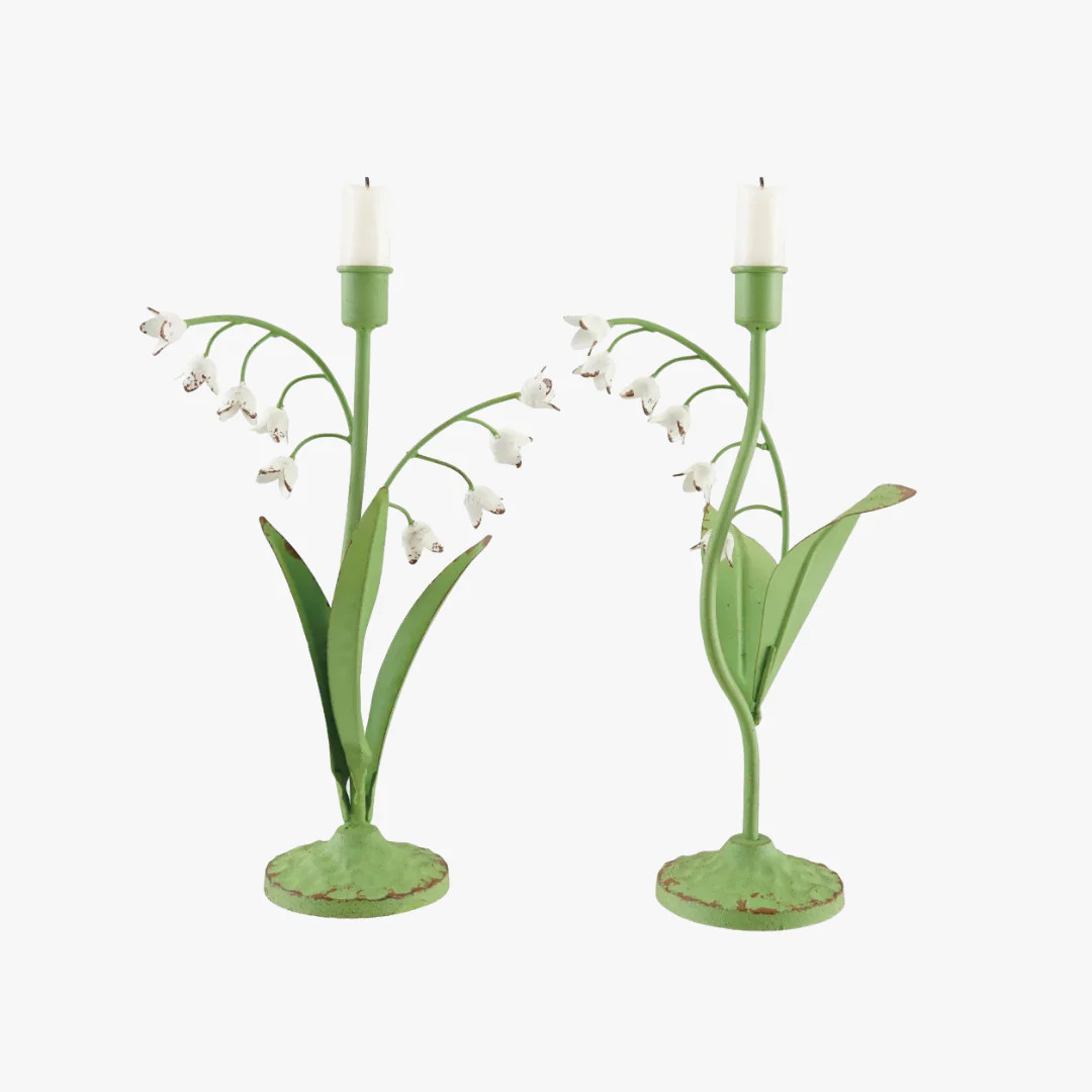 Lily of the Valley Taper Holders | Dear Keaton
