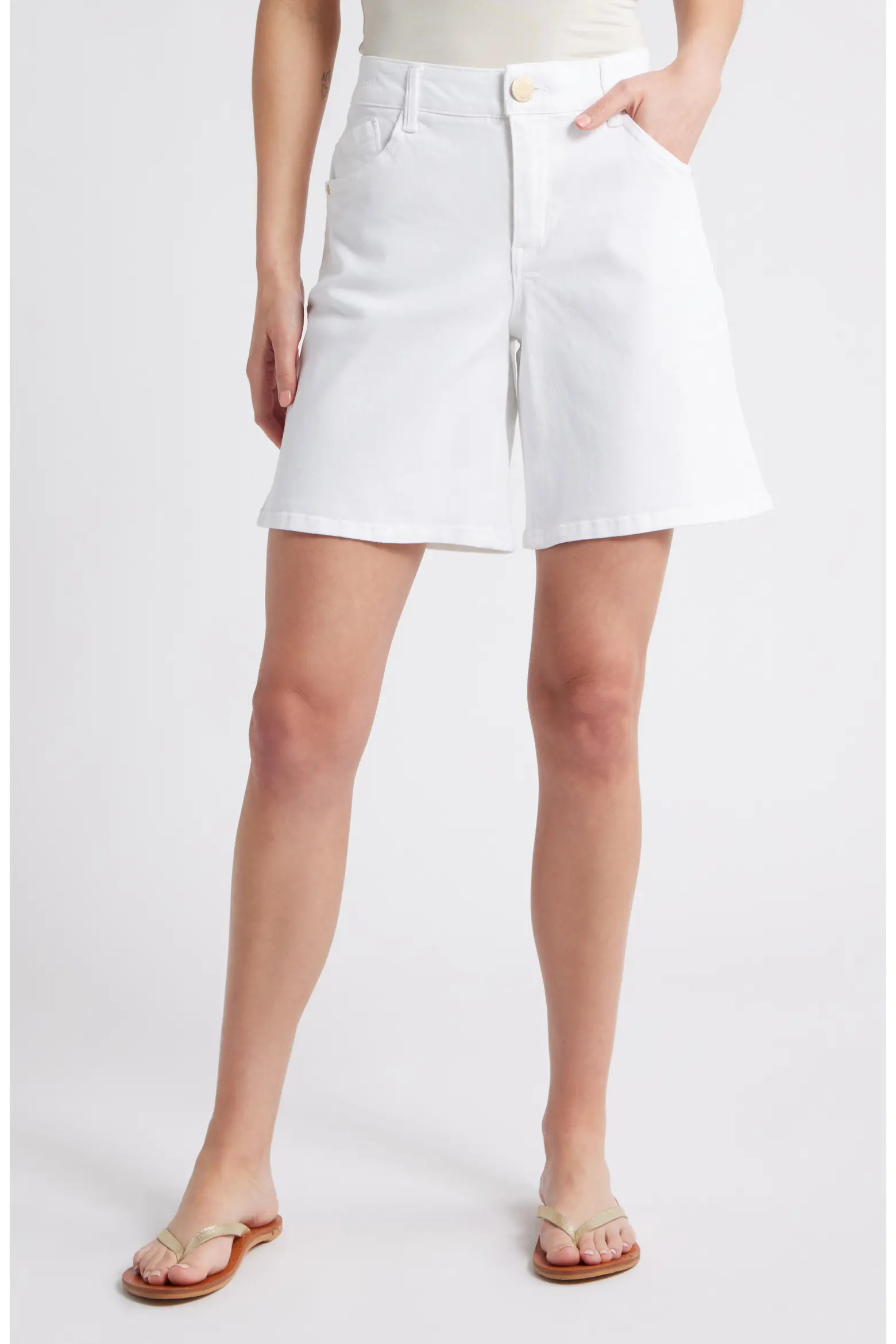 High Waist Relaxed Denim Shorts (Women) | Nordstrom | Nordstrom