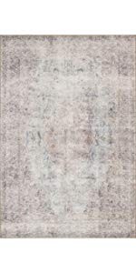 Loloi II Loren Collection LQ-15 Terracotta / Sky, Traditional 8'-4" x 11'-6" Area Rug | Amazon (US)