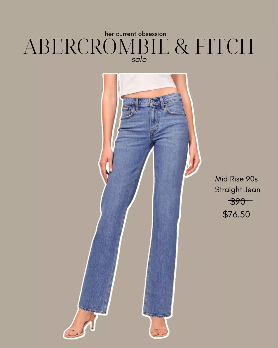 Mid-rise straight jeans - Women curated on LTK