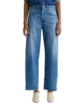 High Rise Barrel Leg Jeans in Flashback | Bloomingdale's (US)