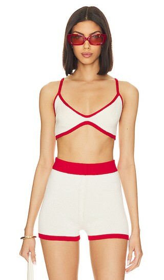 Lucia Bralette in Cherry | Revolve Clothing (Global)