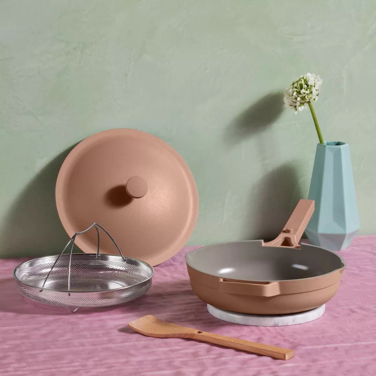 Our Place 2.6qt 10.5" Ceramic Nonstick Always Pan 2.0 - Spice: Induction & Oven Safe, Includes Li... | Target