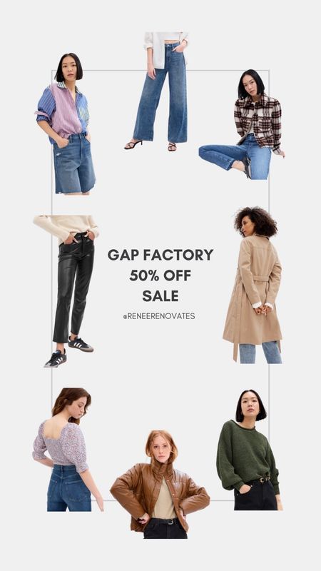 My picks from the Gap Factory 50% off sale—including wide leg jeans, faux leather pants, and the cutest patchwork button down 🖤

#LTKFind #LTKworkwear #LTKsalealert