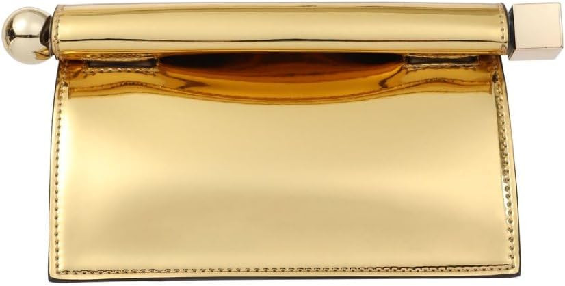 Trendy PU Leather Clutch Bag for Women Versatile Folding Evening Purse Metal Decoration Crossbody... | Amazon (US)