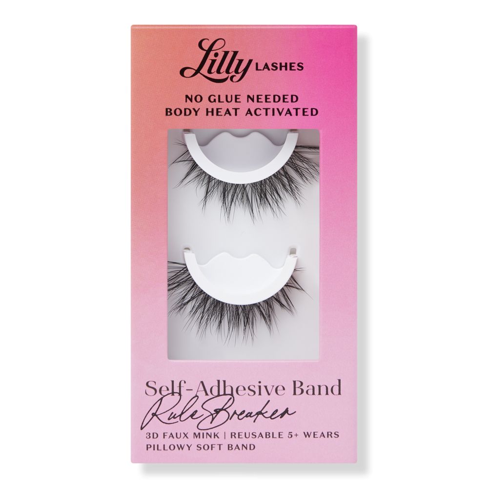 Lilly Lashes RuleBreaker Self-Adhesive 3D Faux Mink Lashes | Ulta