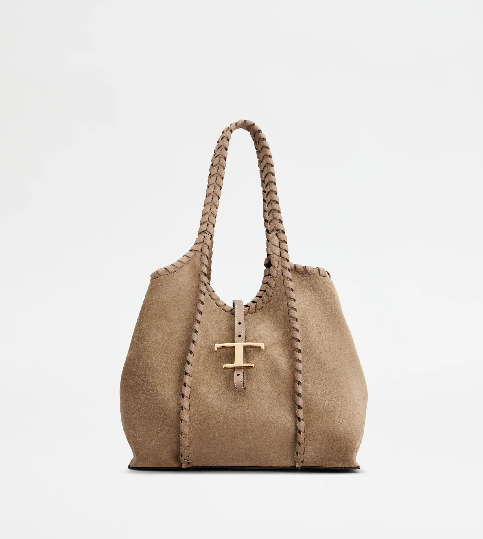 T Timeless Shopping Bag in Suede Small | SPARE