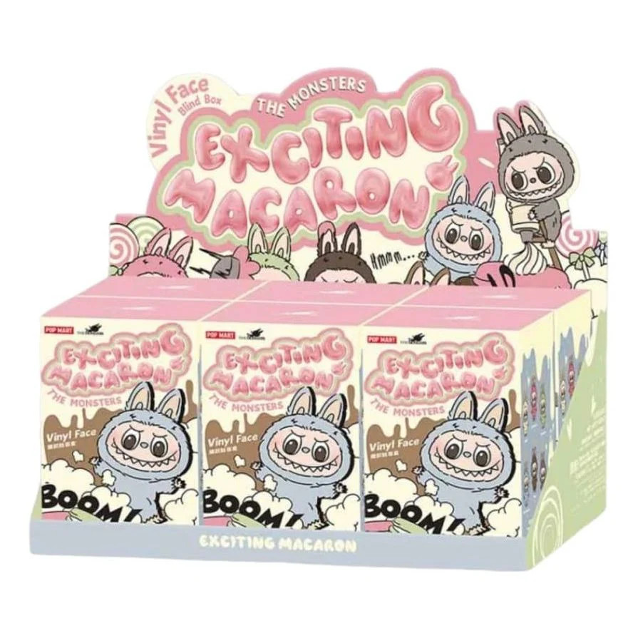 Pop Mart The Monsters Labubu Tasty Macarons Sealed Case (6 Blind Boxes) PPMT-2310-0069 | KICKS CREW