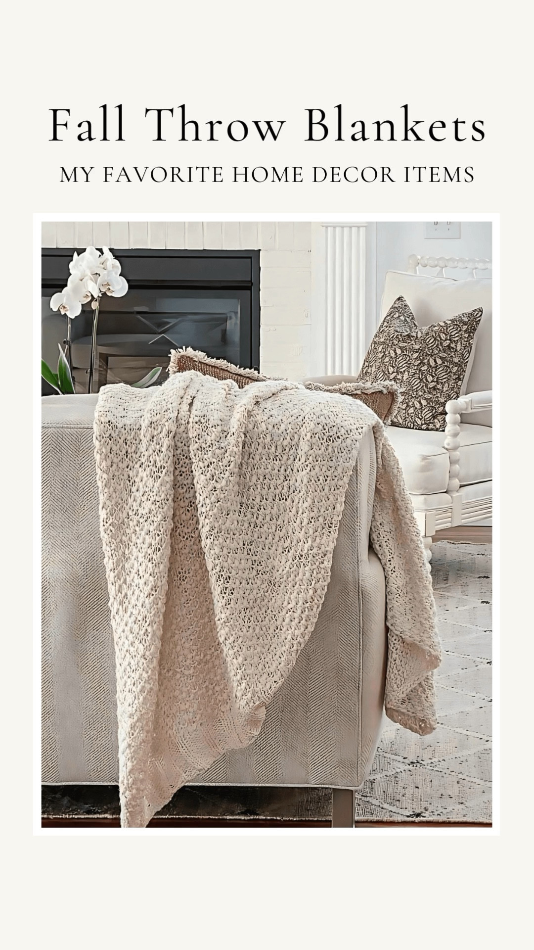 Favorite Fall throw blankets 

#LTKHome #LTKSeasonal #LTKFallSale