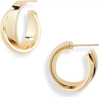 NORDSTROM RACK Demi Fine Twisted Hoop Earrings | Nordstromrack | Nordstrom Rack