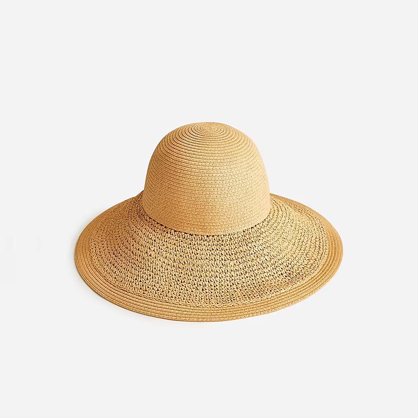 Textured summer straw hat | J.Crew US