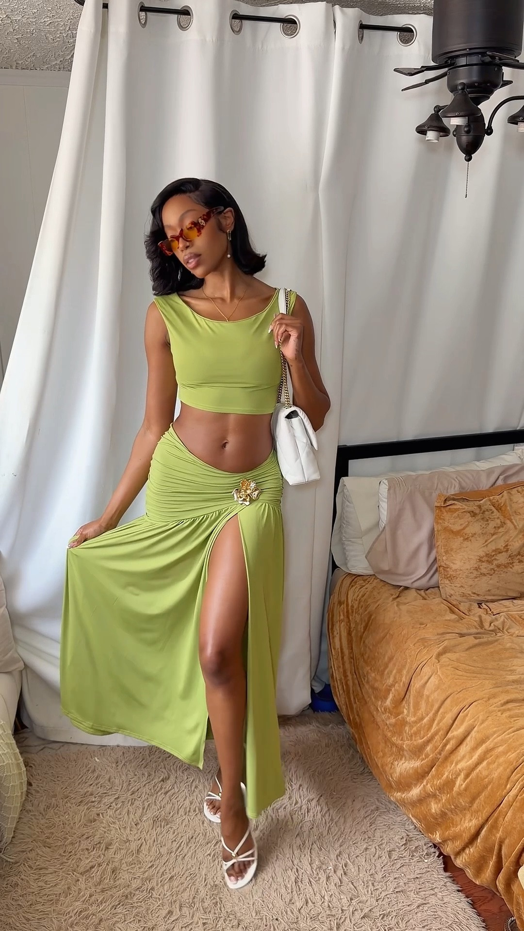 Two piece skirt set perfect for a tropical getaway

#LTKootd