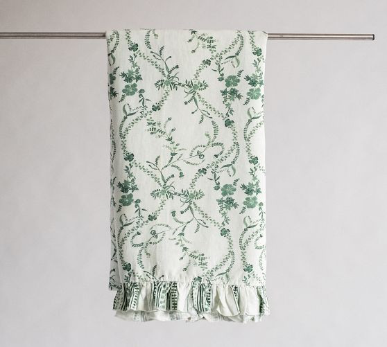 Checkered Floral Tablecloth | GreenRow