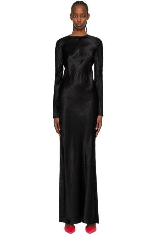Anna October - Black Deborah Maxi Dress | SSENSE