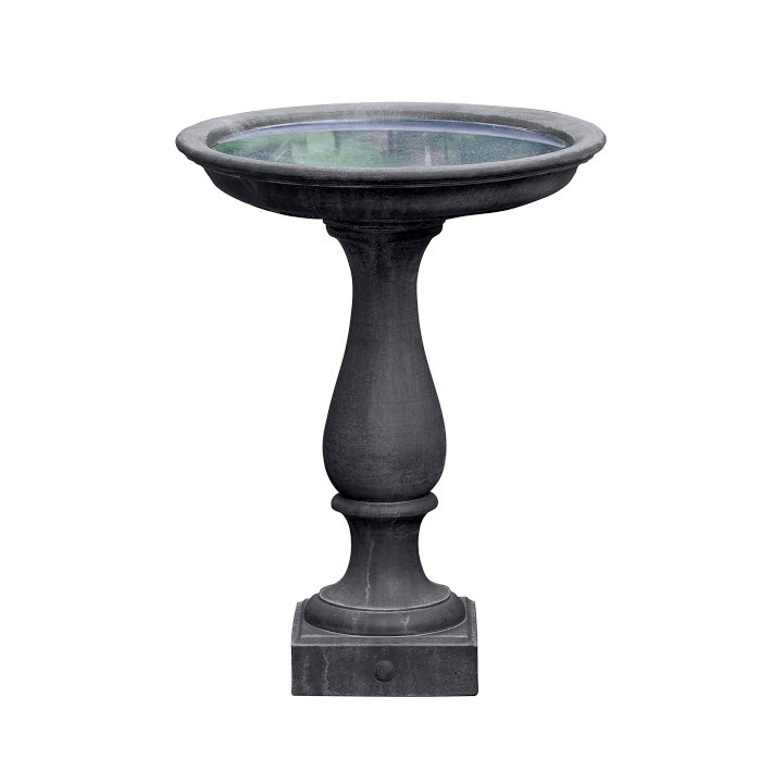 Williamsburg Candlestand Birdbath in Nero Nuovo | Williams-Sonoma