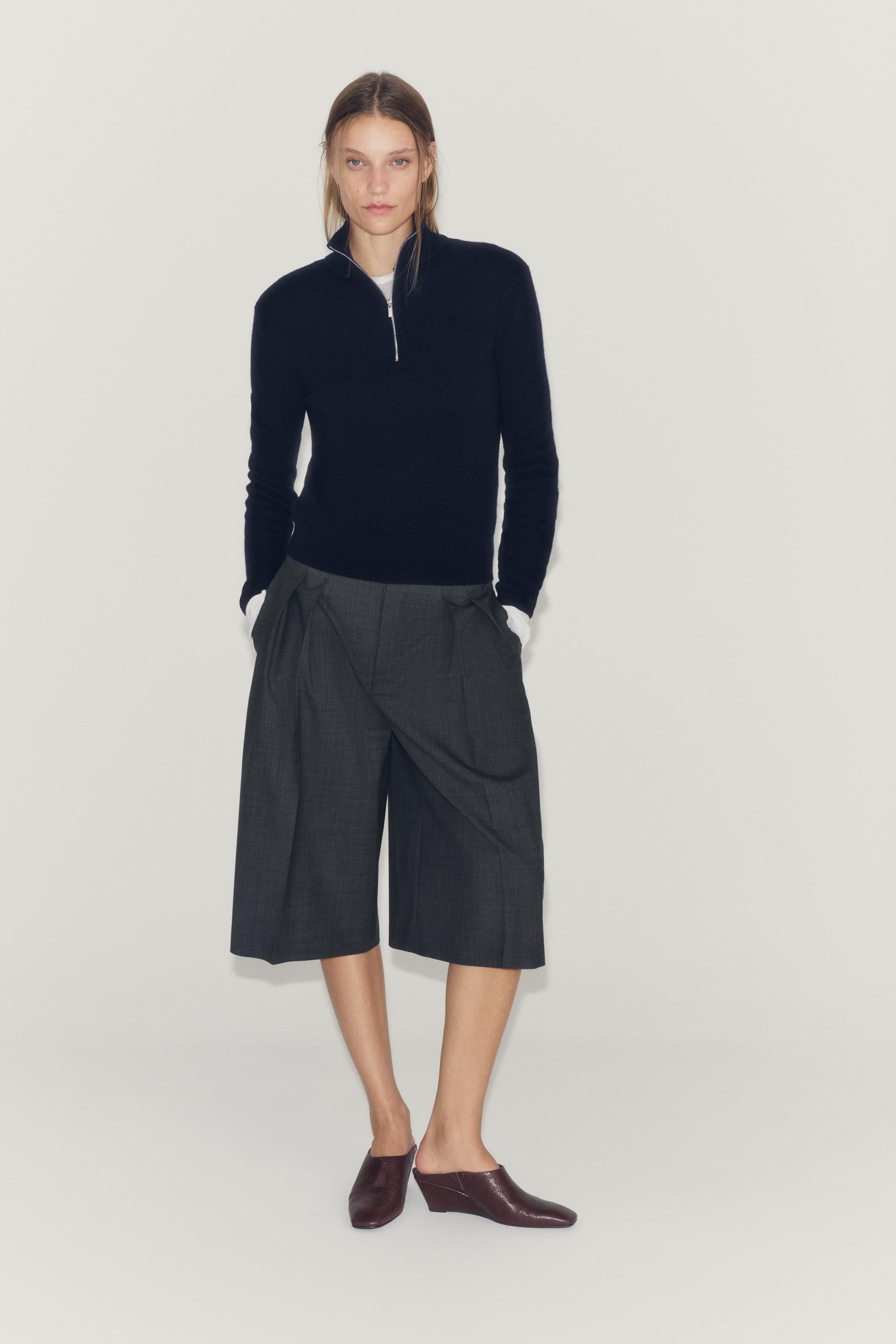 LEATHER WEDGE MULES | Zara US