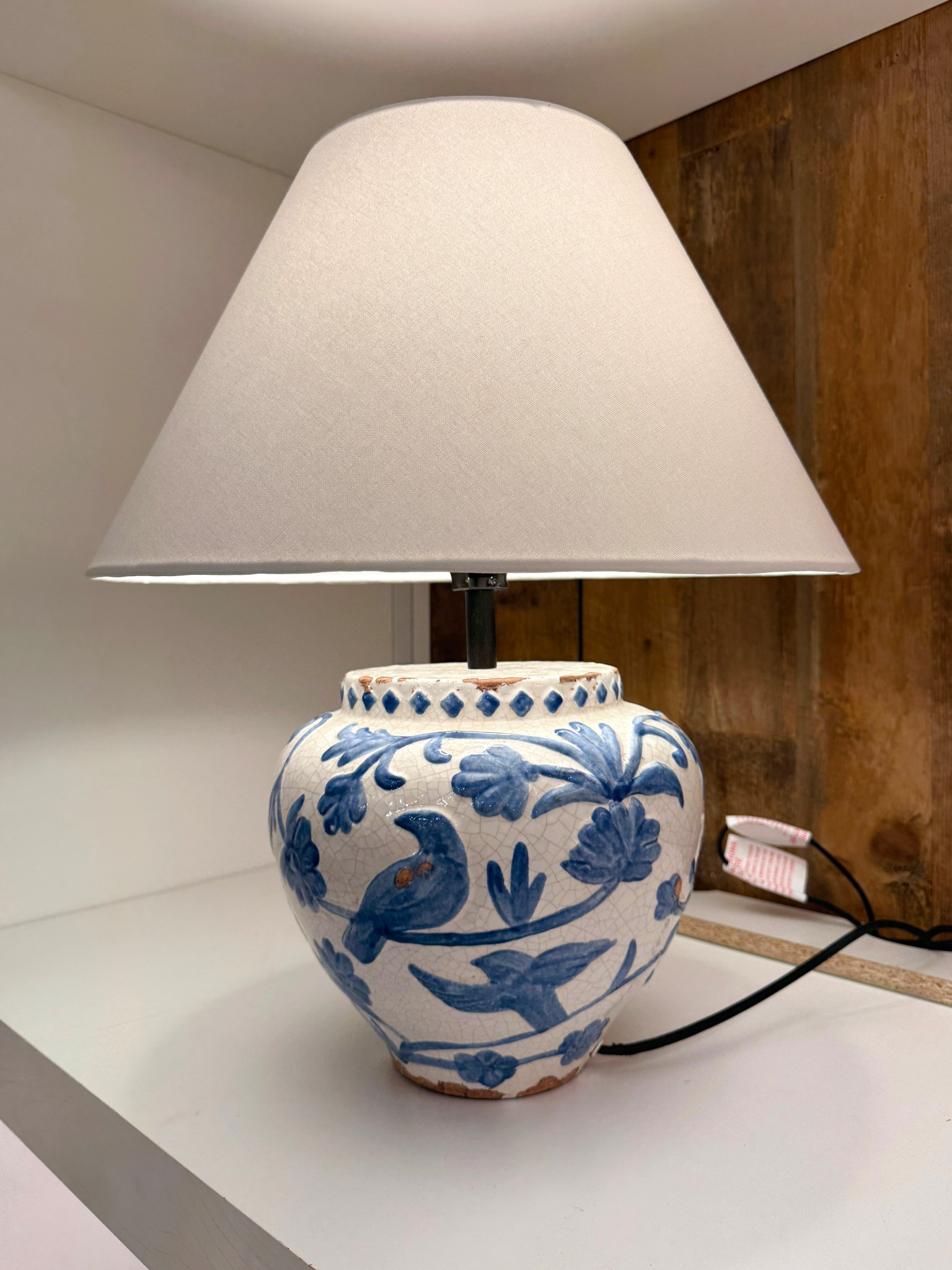 Such a pretty decorative accent! 💙 The Montrose Ceramic Table Lamp from Pottery Barn features a classic white base with blue birds and vine floral motif that feels timeless and elegant. 😍 Crafted from terracotta clay and available in both short and tall sizes, it makes a beautiful statement on a console, nightstand, or side table. A lovely way to add pattern and charm without overpowering a space. I’ve linked this lamp along with more blue, designer-inspired table lamps to shop! ✨
#PotteryBarn #TableLamp #HomeDecor

#LTKHome #LTKSaleAlert