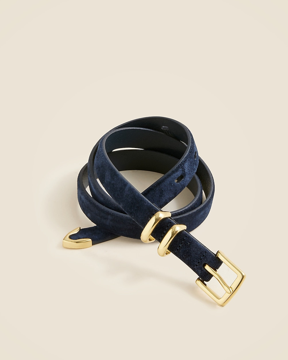 Thin suede belt | J. Crew US