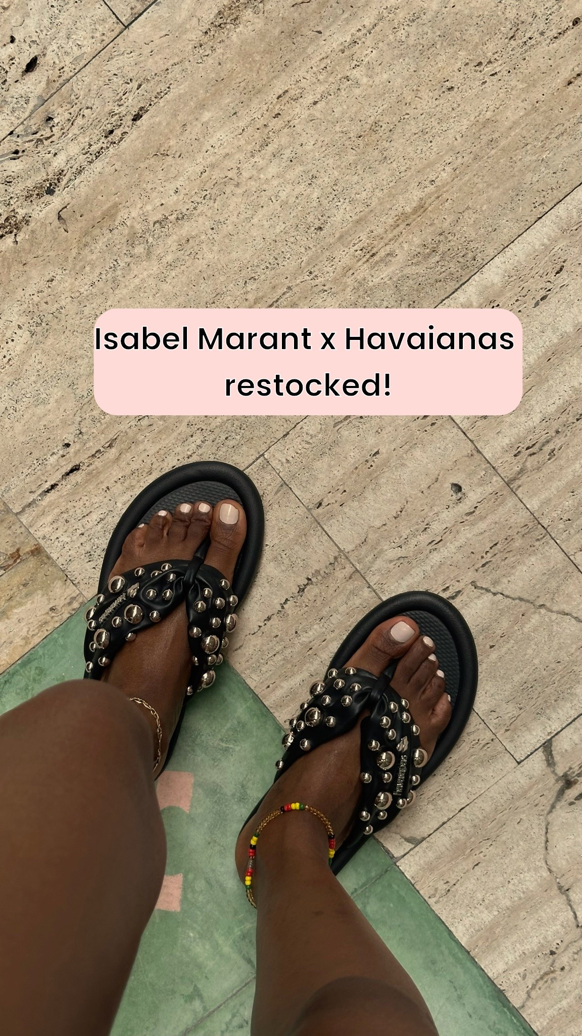 Isabel Marant x Havaianas Studs sandals are restocked here. If you’re looking for a stylish and comfy sandal for summer, I highly recommend.

#LTKootd
