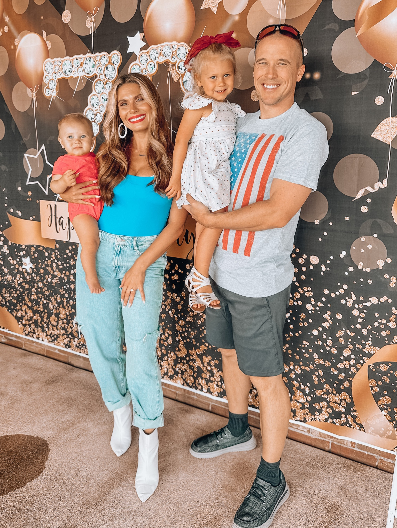 4th of July. Family fit. Summer bbq. Fireworks. Picnics. Skims dupe. Hailey Bieber Jeans 

#LTKfamily #LTKSeasonal #LTKstyletip