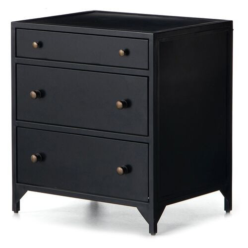Philipe Small Nighstand - Black | One Kings Lane