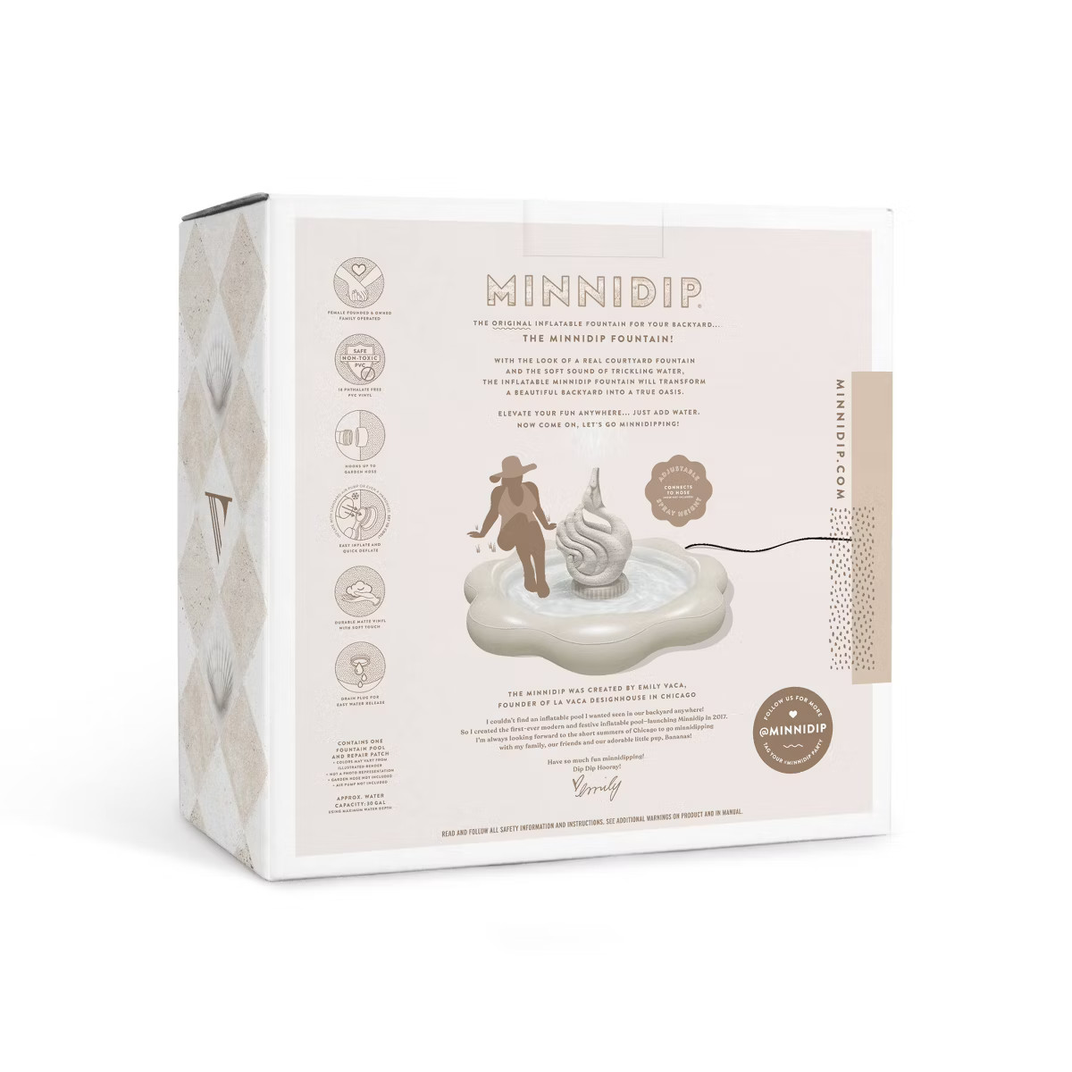 MINNIDIP Exclusive Resort Collection Fountain Play Sprinkler - Swan | Target
