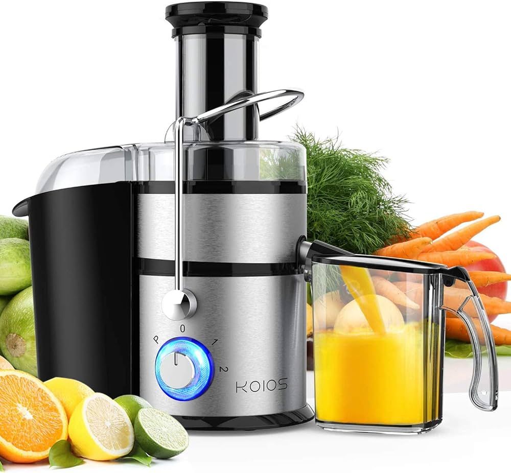 Amazon.com: 1300W KOIOS Centrifugal Juicer Machines, Juice Extractor with Extra Large 3inch Feed ... | Amazon (US)