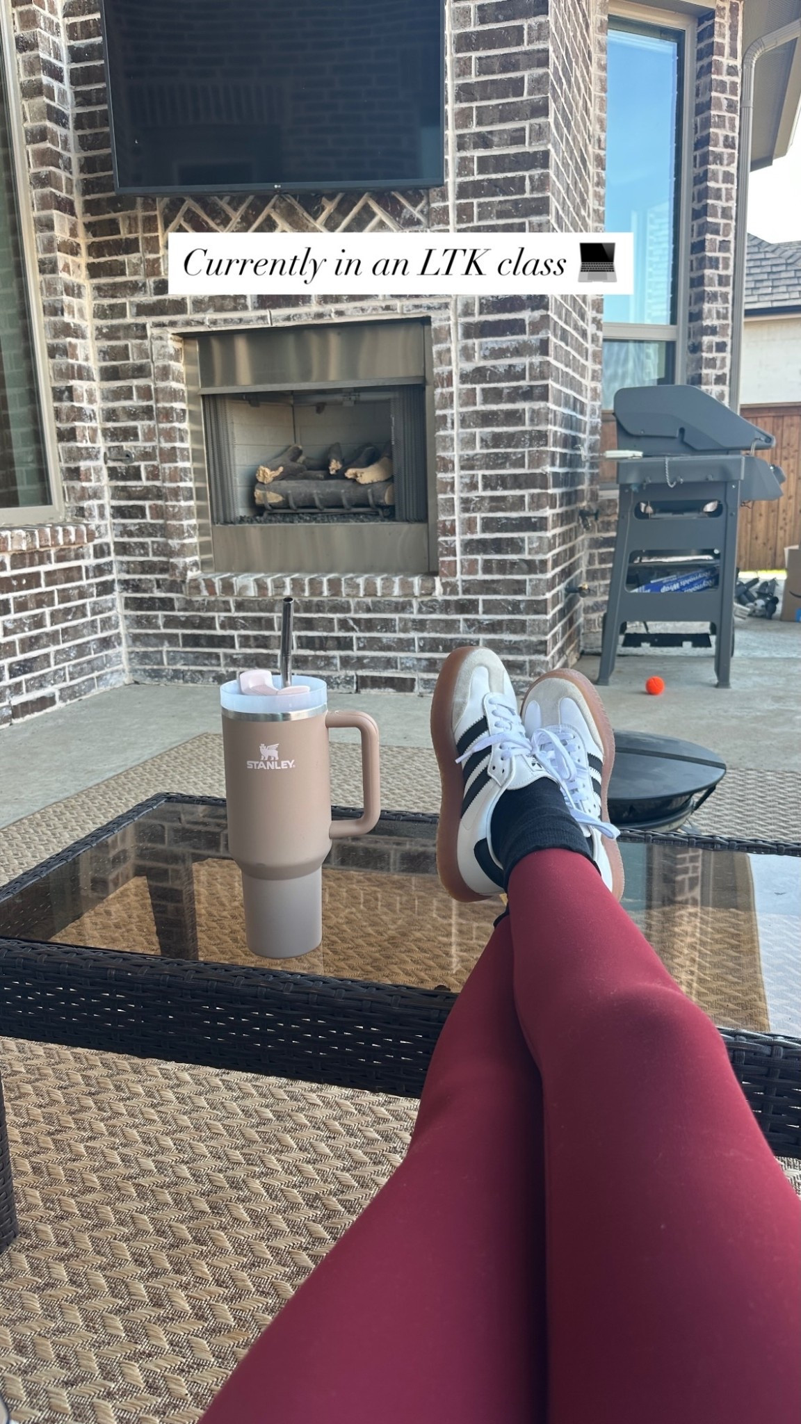 My kind of multitasking 💻✨ Sitting outside with my Stanley, living in my favorite leggings (you already know), and tuning into an LTK class to grow and learn. If you’re working on your creator goals too—this is your sign to romanticize the hustle. I linked my exact setup:
✔️ comfy leggings
✔️ laptop stand
✔️ Stanley
✔️ mindset = focused & cozy

⸻

🔖 Hashtags (LTK style):
#LTKCreator
#WorkFromAnywhere
#AmazonLeggings
#StanleyCup
#LTKUnder50
#ContentCreatorTools
#AlfrescoOffice
#HomeOfficeStyle
#LaptopStand
#CozyWorkStyle
#Over40Style
#ChristianInfluencer
#HighLowStyle
#LeggingsSeason
#CreatorRoutine


#LTKActive #LTKOver40 #LTKdayinmylife