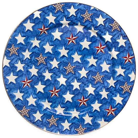 MacKenzie-Childs | Royal Star Enamel Serving Platter | MacKenzie-Childs