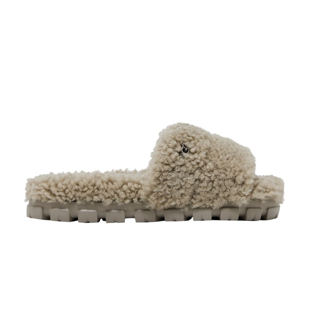 UGG Wmns Cozetta Curly Slipper 'Goat' | Grey | Women's Size 5 | GOAT