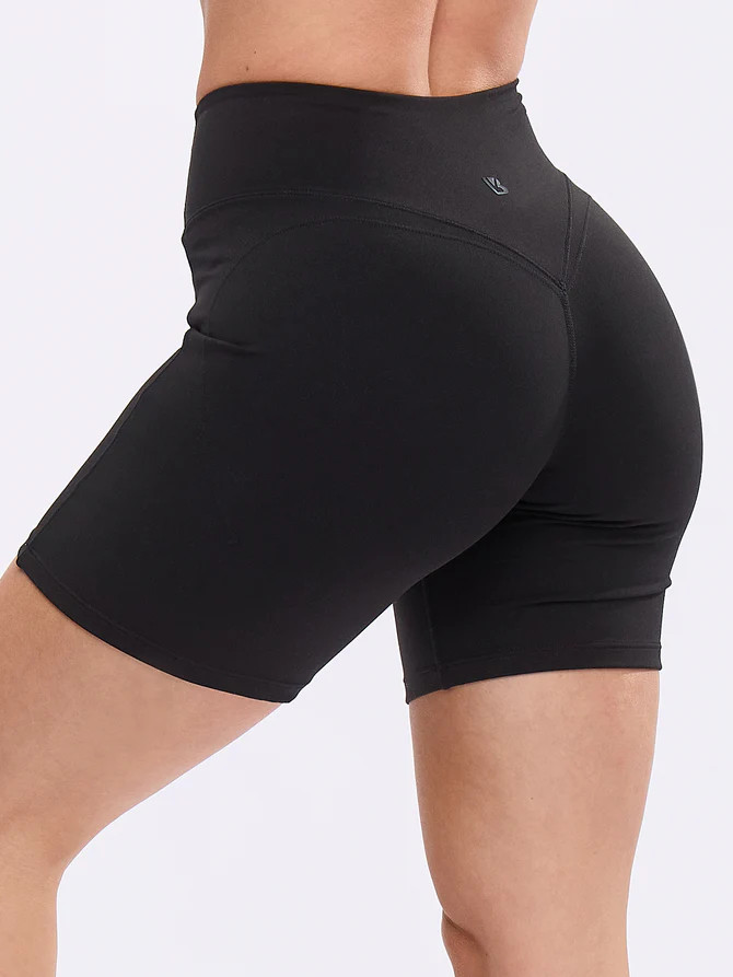 Silhouette Short 6" - Onyx Black | Buffbunny