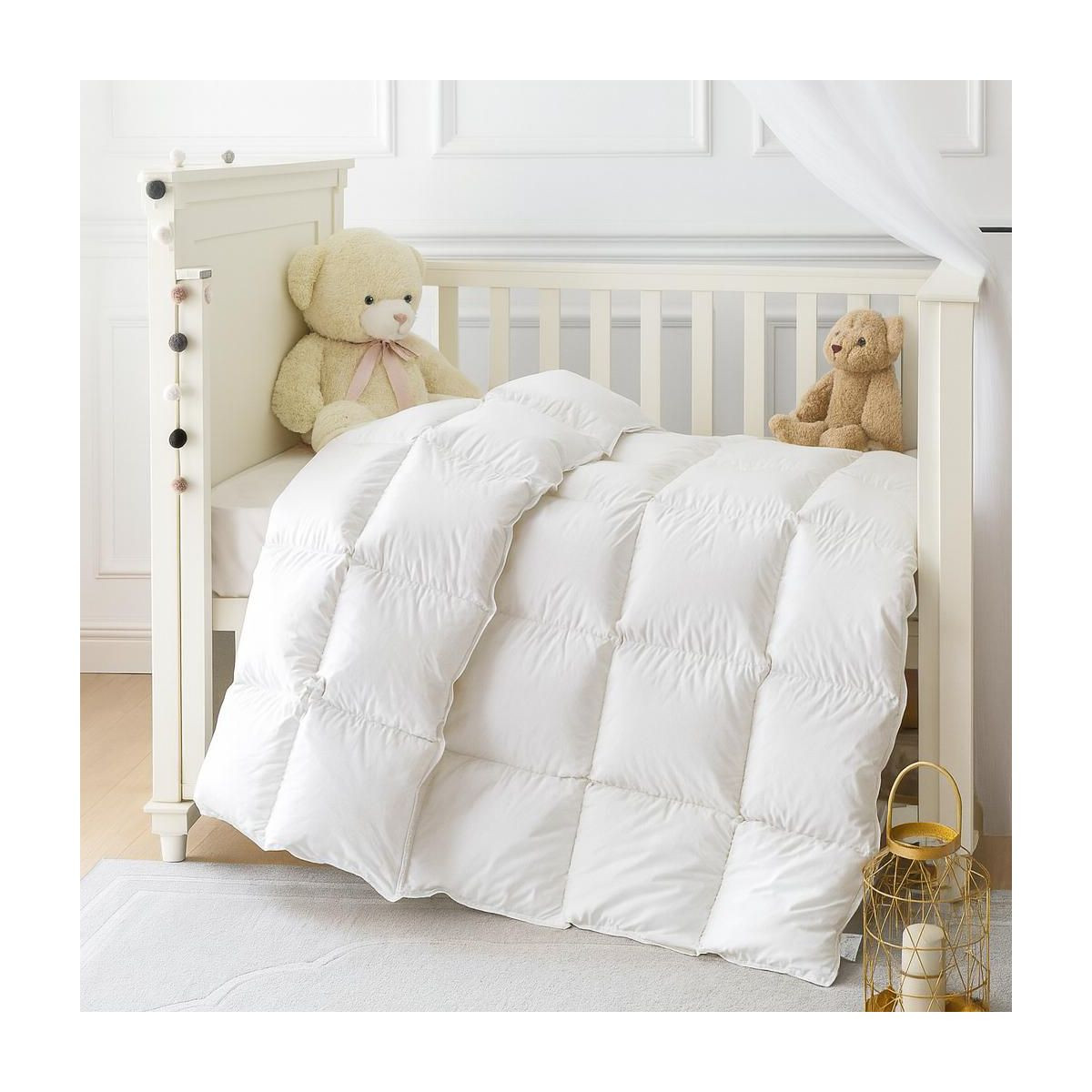 Toddler Comforter 100% Goose Down Duvet Insert with Cotton Shell 33x42 Inches | Target
