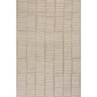 Cranbury Plush Textured Washable Cream 8 ft. x 10 ft. Indoor Area Rug | The Home Depot