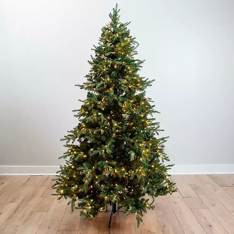 7.5 ft. Pre-Lit Mixed Pine Christmas Tree | Kirkland's Home