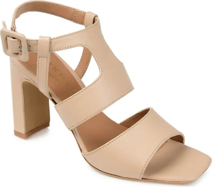 Journee Signature Beckie Block Heel Sandal | Nordstrom | Nordstrom