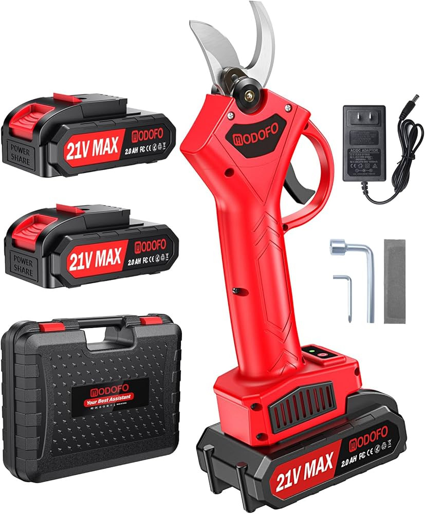 Electric Pruning Shears, Upgraded 1.4'' Cutting Diameter Powerful Brushless Motor Cordless Prunin... | Amazon (US)