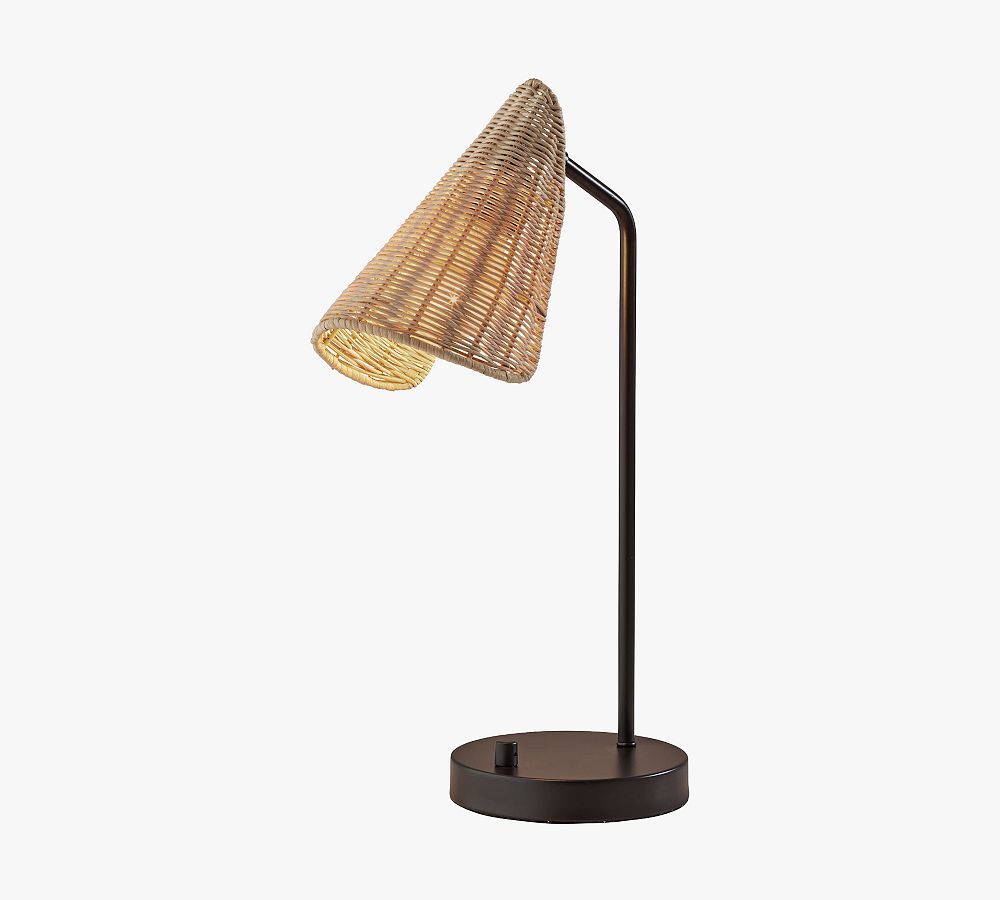 Cole Rattan Table Lamp | Pottery Barn (US)