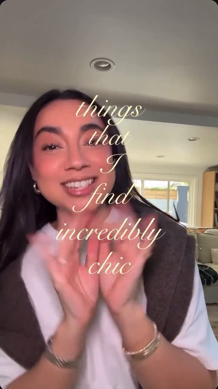 Things I find incredibly chic. Part 1.