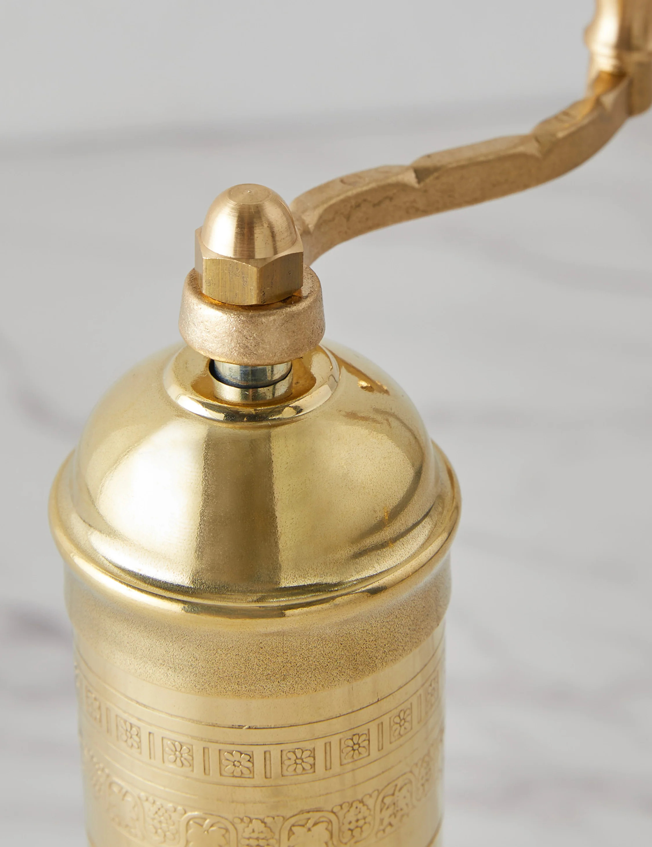 Atlas Brass Pepper Mill | Lulu and Georgia 