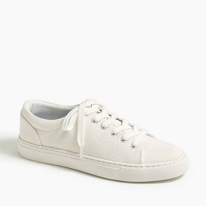 Factory: Road Trip Canvas Lace-up Sneakers For Women | J.Crew Factory