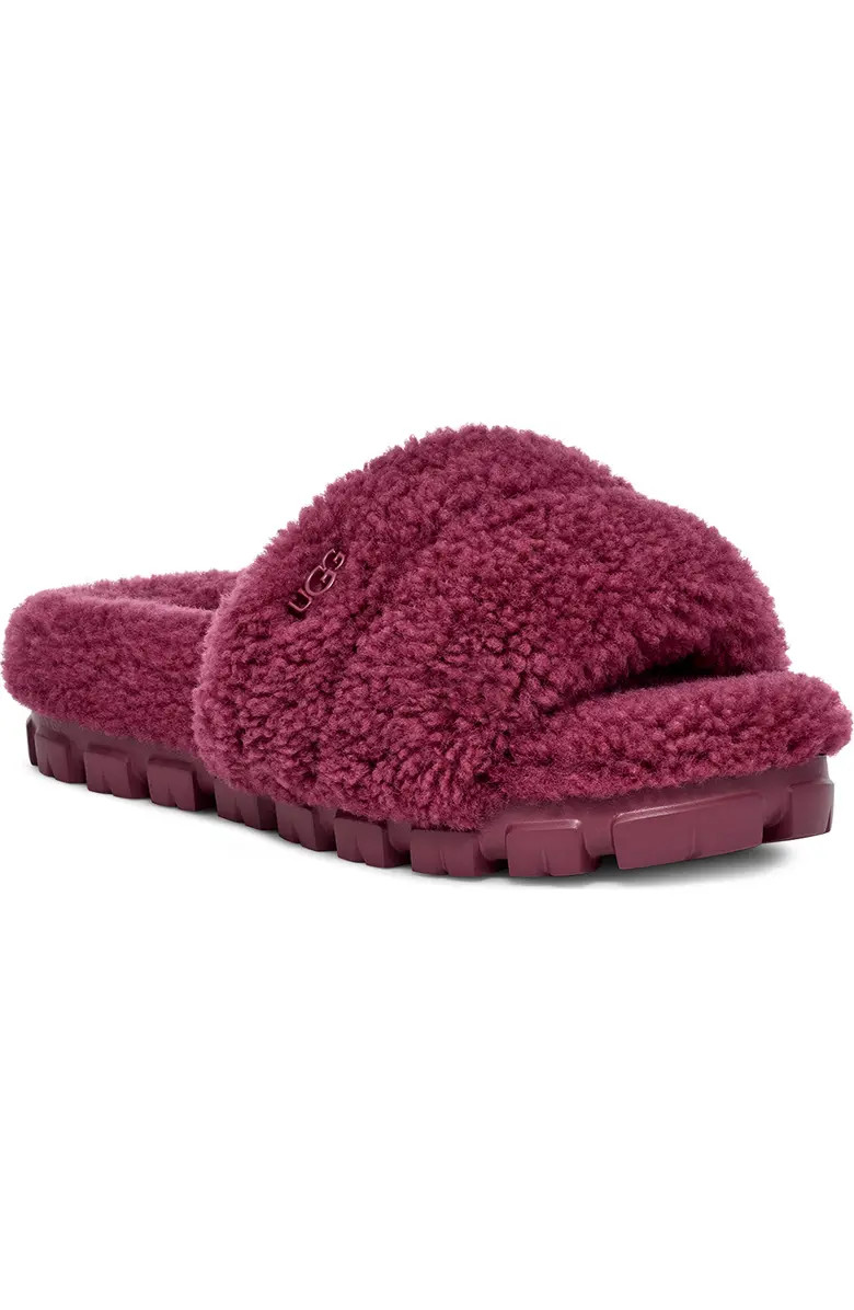 Cozetta Curly Genuine Shearling Slide Slipper (Women) | Nordstrom