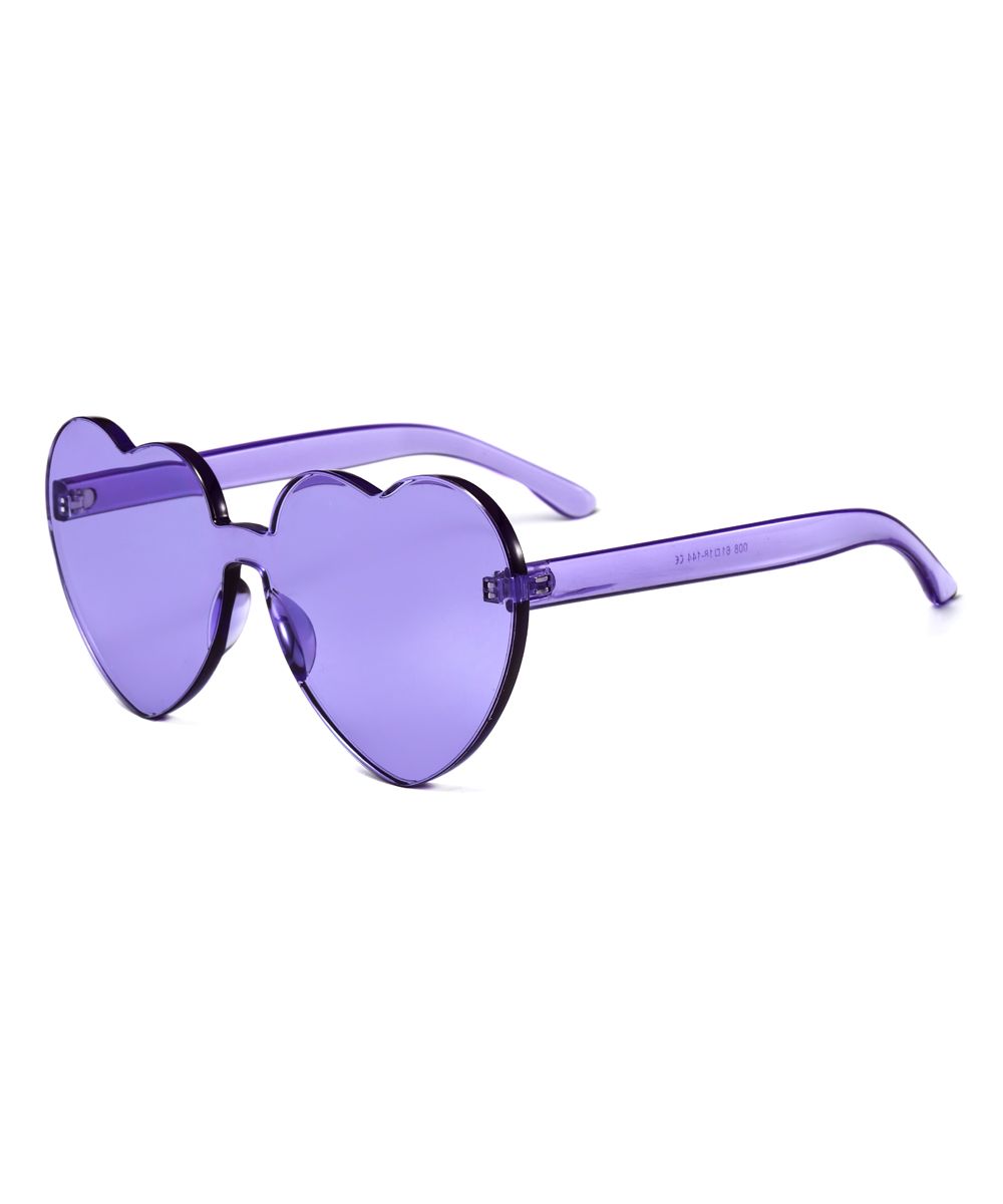 Spuka Women's Sunglasses purple - Purple Heart Sunglasses | Zulily