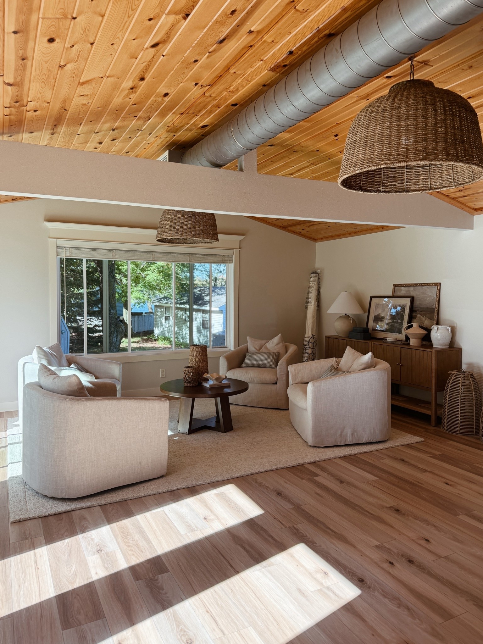 Shop our lake cabin! Love this neutral rug + affordable Walmart coffee table. We have the performance linen fabric in the slipcovered chairs  

#LTKSaleAlert #LTKHome #LTKStyleTip