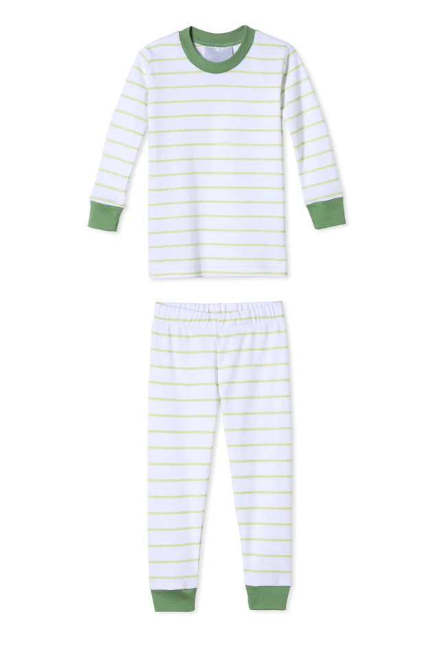 Kids Long-Long Set in Vine | LAKE Pajamas