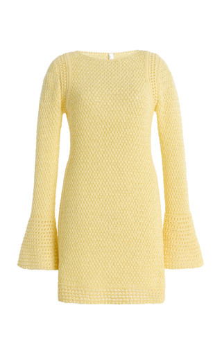 Exclusive Oakleigh Crocheted Cotton-Blend Mini Dress | Moda Operandi (Global)