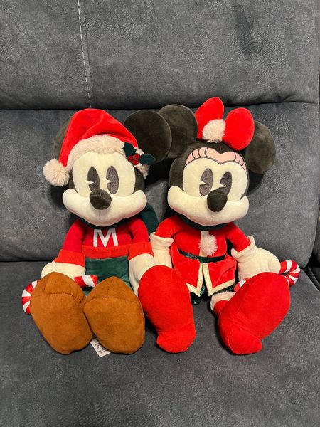 Christmas Minnie Mouse plush, Christmas Mickey Mouse plush, Disneyland plush, Disney Christmas, Disneyland Christmas, Disney stuffed animals  

#LTKhome #LTKSeasonal #LTKHoliday