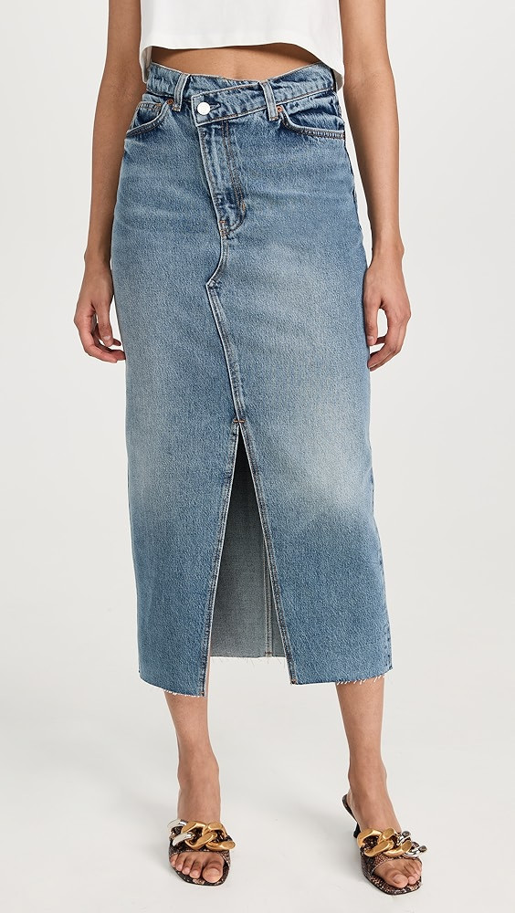 Reformation Nila Long Denim Skirt | Shopbop | Shopbop
