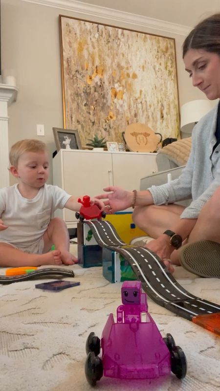 We absolutely love theee magna tiles and they keep the kids entertain for so long with or without me! 

We recently added the race track with cars and the hungry caterpillar tiles to our collection for even more fun!

Click below to shop or grab for a gift!



#LTKbaby #LTKkids #LTKfamily